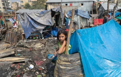 People in slums are already living hand to mouth and this fire has destroyed their hard earned worldly possessions | Rajib Dhar/Dhaka Tribune