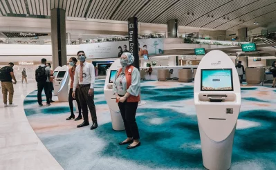 The Fast and Seamless Travel (FAST) counters in Terminal 2 provide passengers with a smooth, automated check-in process. Photo: Collected