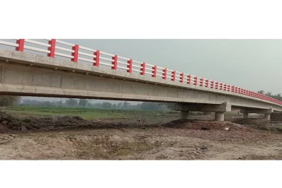 The image shows the road developed by the LGED ministry in Thakurgaon. Photo: Dhaka Tribune