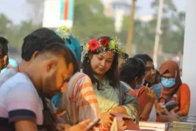 File image of Amar Ekushey book fair. Photo: Dhaka Tribune