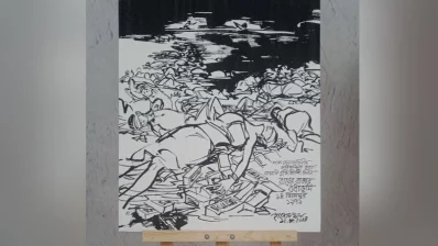 Hashem Khan`s artwork. Photo: Dhaka Tribune
