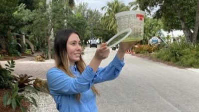 Releases of sterile mosquitoes at Captiva Island in Lee County, Florida, USA. Photo: Lee Country Mosquito Control District.