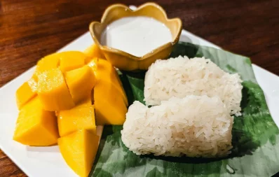 Mango sticky rice. Photo: Pexels