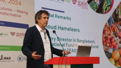Dr Arnoud Hameleers, IFAD Country Director for Bangladesh