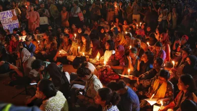 Students observe `Occupy the Night` program demanding fair investigation and justice for every rape case in Bangladesh on Friday, August 17, 2024. Photo: Mehedi Hasan/Dhaka Tribune
