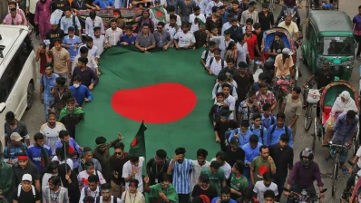 Thousands of people took to Dhaka street to observe Shahidi March on Thursday, September 5, 2024. Photo: Mehedi Hasan/Dhaka Tribune