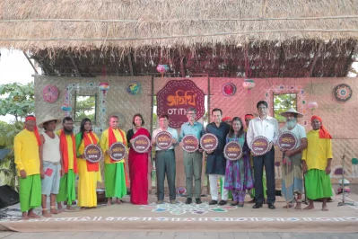 Guests at the inaugural event of Otithi - a Brac-led community based tourism initiative. Photo: Reaz Ahmad and Brac