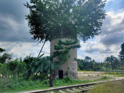 Jagati railway station. Photo: Dhaka Tribune