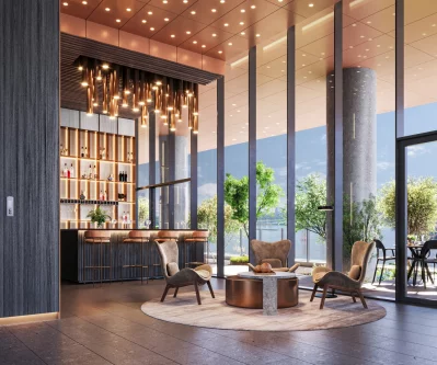 Mirai offers a rare combination of panoramic views of Hatirjheel Lake and a space designed for both productivity and inspiration. Photo: Courtesy