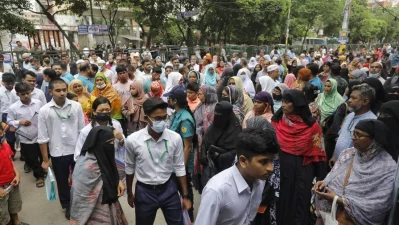 The Higher Secondary Certificate (HSC) and equivalent examinations for 2025 began simultaneously across the country on Thursday, June 26, 2025. Photo: Ahadul Karim Khan/Dhaka Tribune
