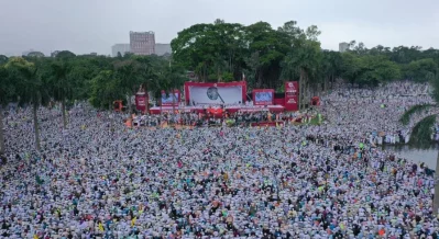 Islami Andolan grand rally at Suhrawardy Udyan. Photo: Courtesy