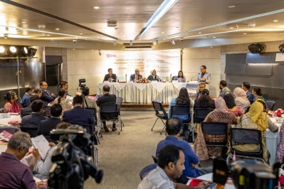 Participants attend the national workshop titled- Addressing Procedural Bottlenecks in Family Courts for Timely Justice, held on Monday, July 14, 2025, at the Brac Centre Auditorium in Dhaka, with Chief Justice Syed Refaat Ahmed as chief guest and Justice Farah Mahbub as special guest. Photo: Courtesy