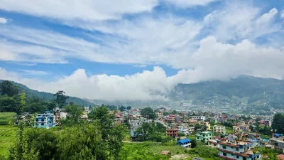 Image shows the scenic beauty of Pokhara, Nepal. Photo: Yousha Tashfi/Dhaka Tribune