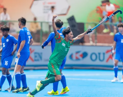 Md Abdullah celebrates a goal