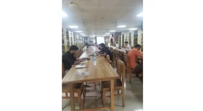 Since March 2022, the library has been running limited operations in a rented building at the Institution of Engineers, Bangladesh. Photo: Dhaka Tribune