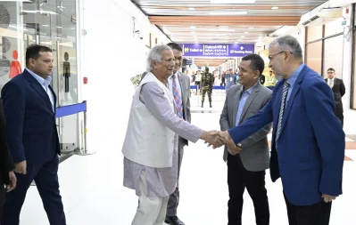 Chief Adviser Professor Muhammad Yunus returned to Dhaka on Thursday, October 02, 2025, after a nine-day New York visit for the 80th UNGA. Photo: PID