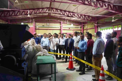 Cox’s Bazar launches its first plastic recycling plant to turn waste into resources. Photo: Courtesy