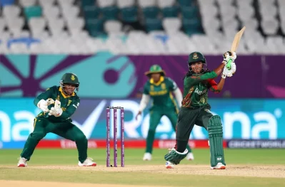 Shorna Akter played the innings of her life against South Africa (ICC)
