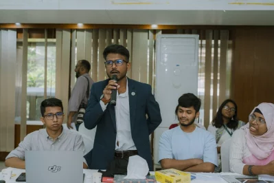 Md Al Imran Khan Rabby, ICCCAD Youth Fellow, 2025 Cohort. Photo: Ahadul Karim Khan/Dhaka Tribune