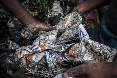Bags are perfect breeding places for mosquitoes as they can keep water inside them for a long period of time