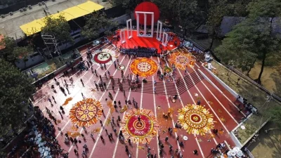 Nation pays homage to language martyrs, on February 21, 2026. Photo: Ahadul Karim Khan/Dhaka Tribune
