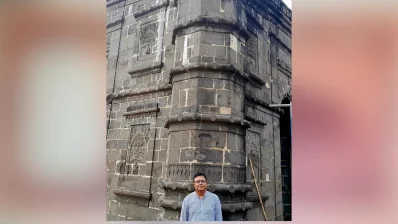 One of the four octagonal turrets. Photo: Dhaka Tribune