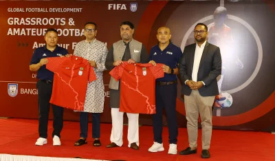 Fahad Karim at the Amateur Football Environment Presentation Program 2026