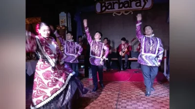 Dancers performing at Barbara`s Heritage Restaurant in Manila. The performers are dressed in traditional Filipino attire, featuring the Barong Tagalog for men and elaborate Filipina gowns for women. Photo: Dhaka Tribune/Collected