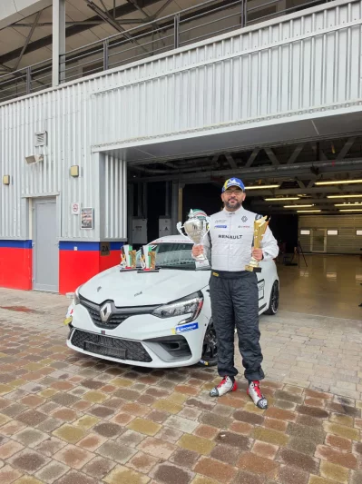 Avik Anwar with two trophies – Class RC and Overall