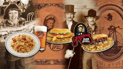 Memorabilia honoring Grandma’s Saloon & Grill, the iconic Duluth landmark whose Fargo location closed in 2007