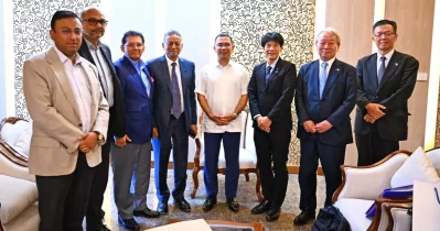 Prime Minister Tarique Rahman meets a Japanese delegation led by Shimada Tomaki at the Prime Minister’s Office in Dhaka on Wednesday, July 1, 2026. Photo: Collected