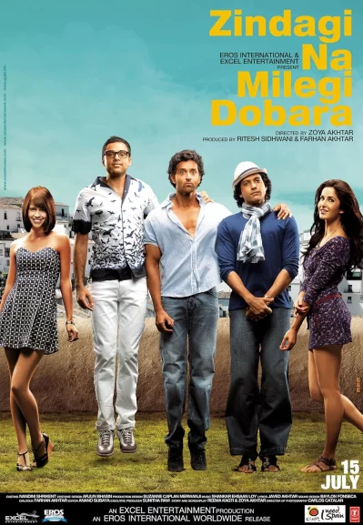 Theatrical release poster of Zindagi Na Milegi Dobara.