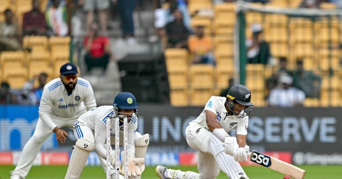 New Zealand record first Test win in India for 36 years