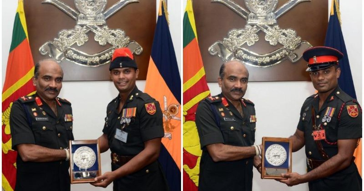 Sri Lanka promotes two cricketing soldiers