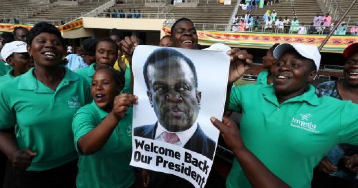 Mnangagwa, The 'Crocodile,' Sworn In As Zimbabwe President