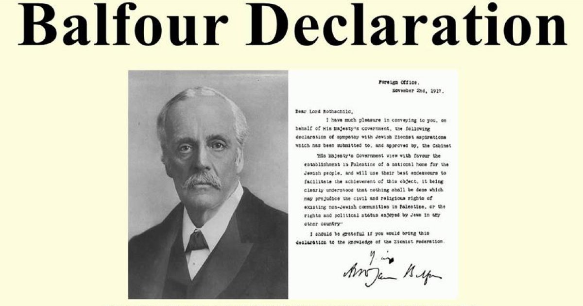 Balfour declaration at 100: Seeds of discord