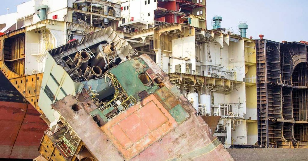 Waste management dysfunctional at most shipbreaking yards
