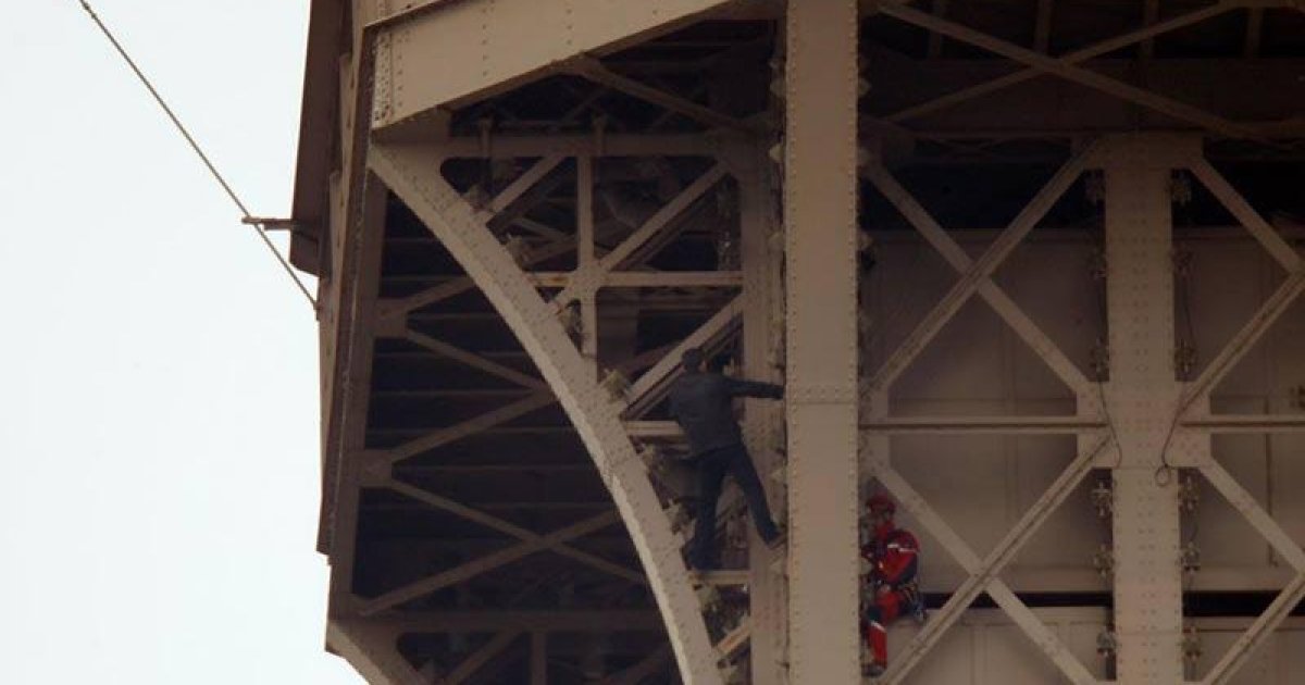 Eiffel Tower Closed Down After Climber Scales Monument