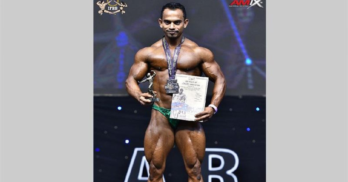 Robin wins Silver in World Bodybuilding Championship 2019
