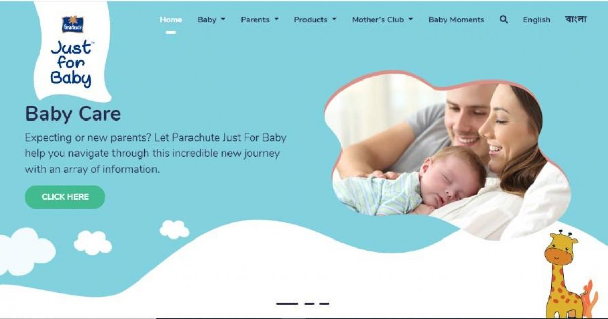 Parachute 'Just For Baby' launches portal offering safe baby care solutions