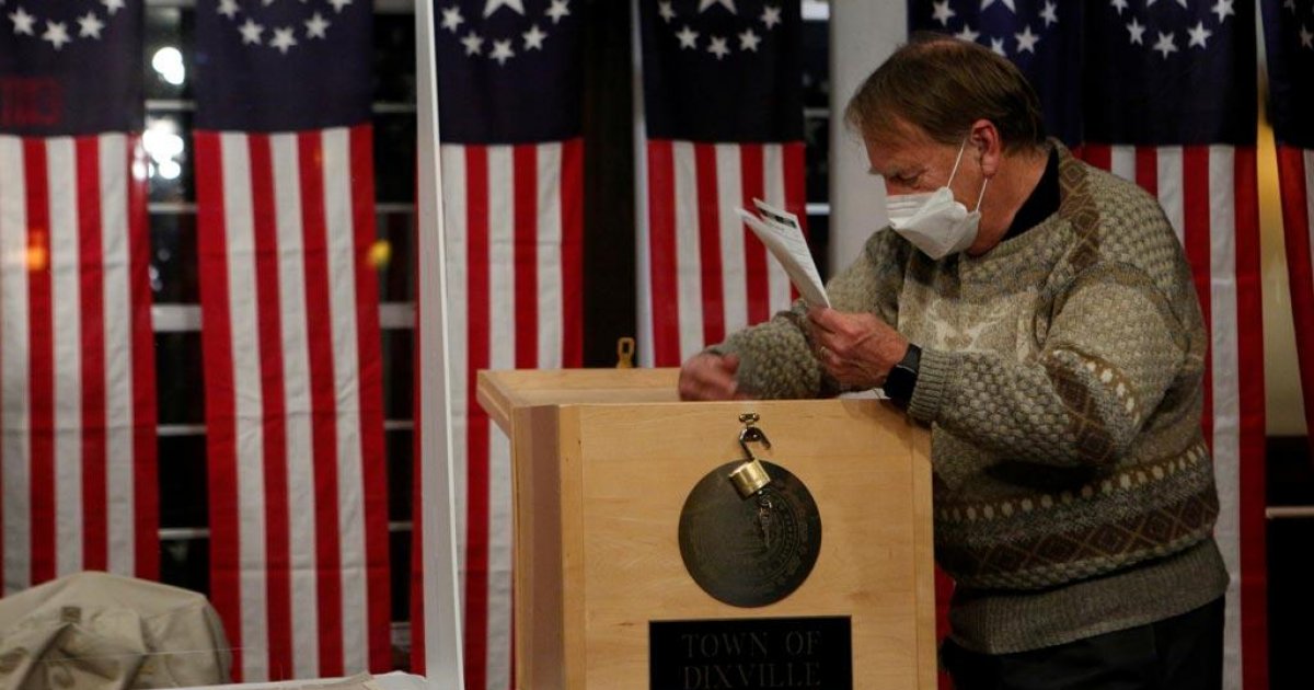 New Hampshire towns deliver first election day results