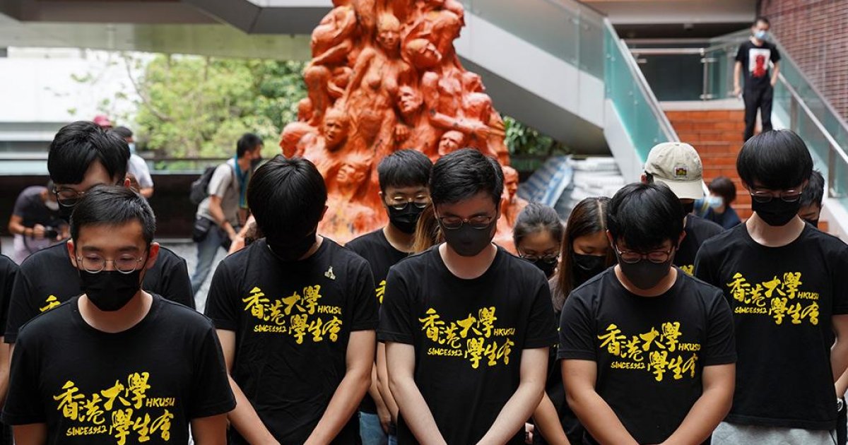 Hong Kong Police Arrest Tiananmen Vigil Organisers