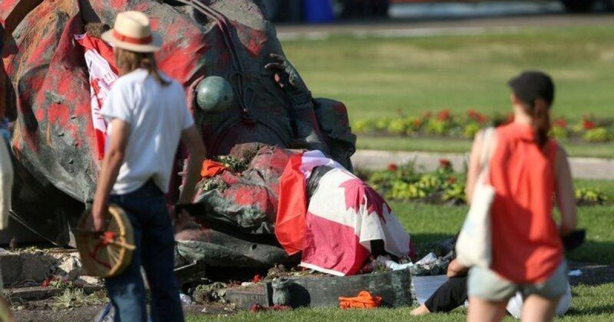 Statues of Queen Victoria, Queen Elizabeth II toppled in Canada