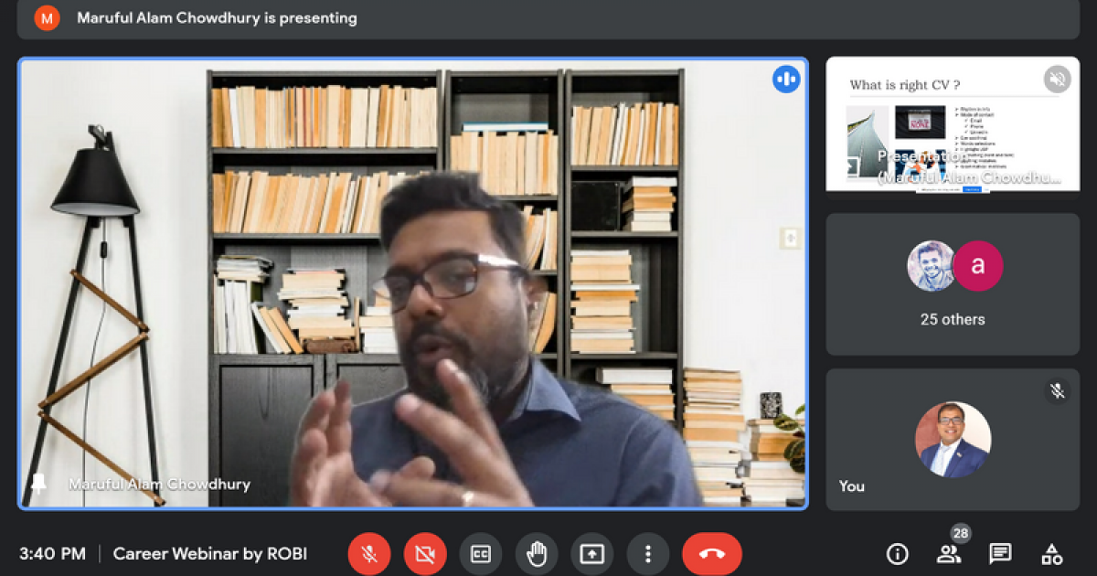 IUB hosts career talk by Robi