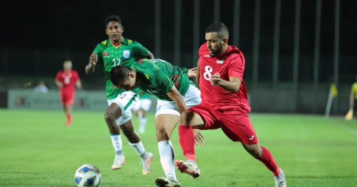 Bangladesh lose 2-0 to Palestine