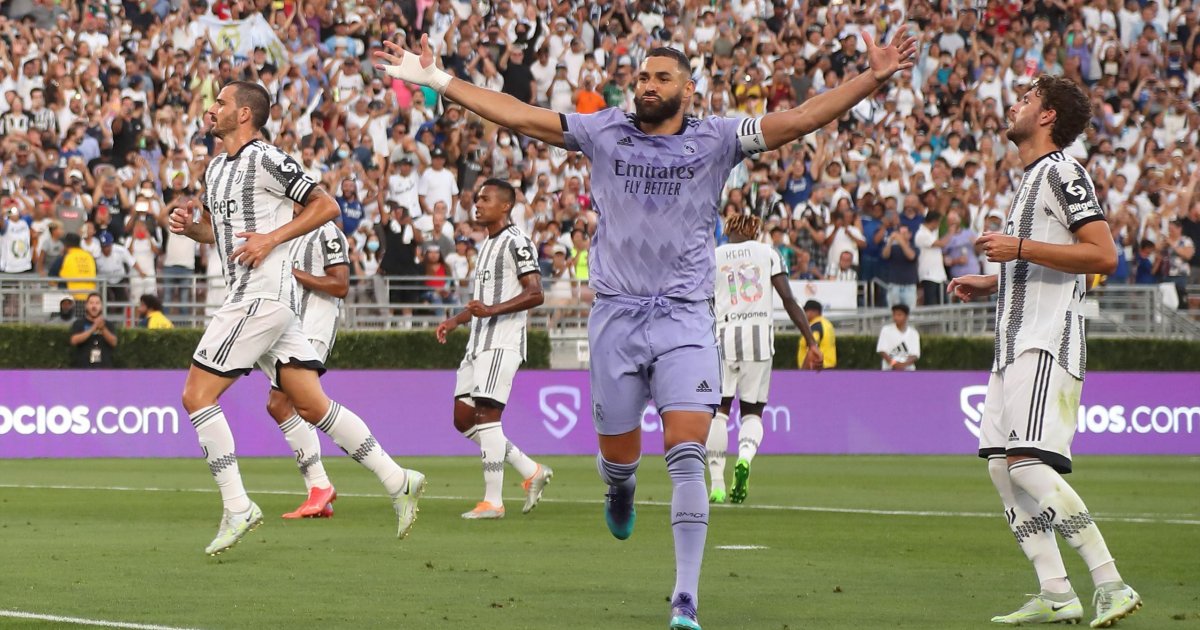 Karim Benzema, Marco Asensio On Target As Real Madrid Down Juventus 2-0 In  Friendly