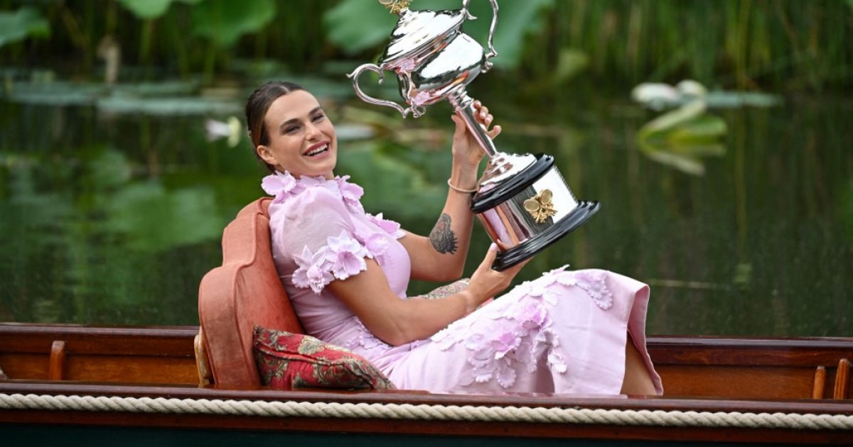 'Best morning of my life': Sabalenka celebrates Slam breakthrough