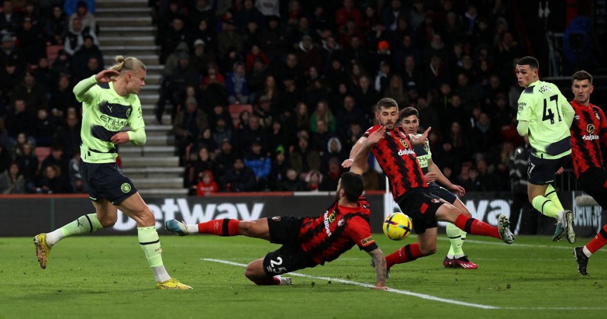 Haaland breaks Premier League record as Man City reclaim top spot