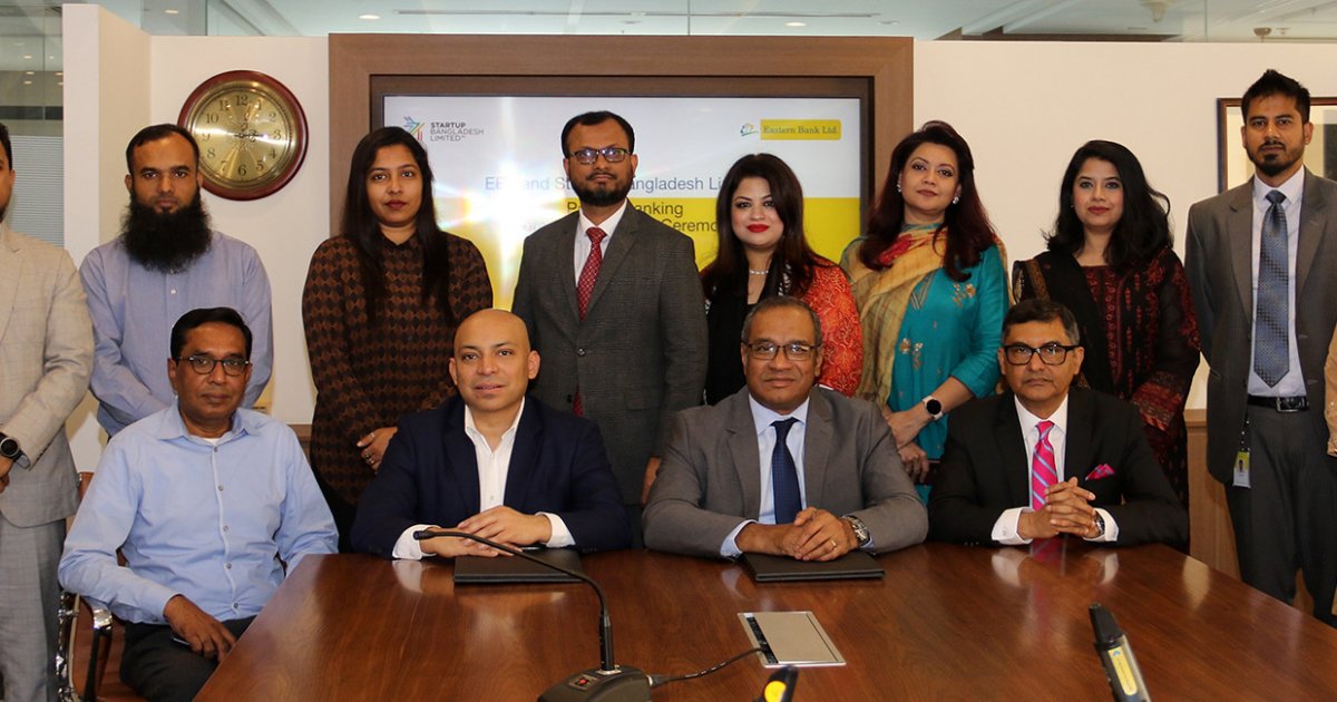 Startup Bangladesh signs payroll banking agreement with EBL