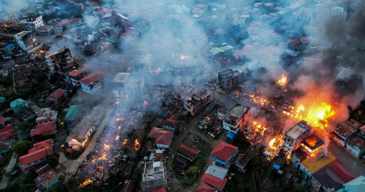 Children among 8 dead in Myanmar military air strike